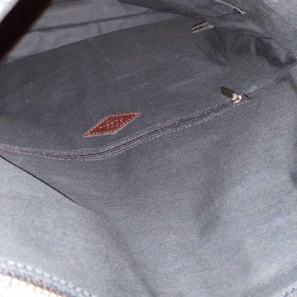 Fossil Dawson Fldovr tote black and white polka dots NWT - Picture 8 of 10